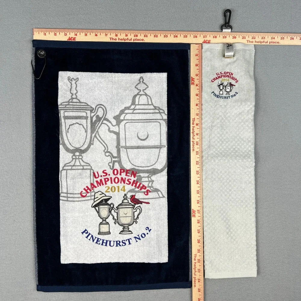 2014 US Open Pinehurst No. 2 Golf Towel Set USGA Official‎ Memorabilia Golfing